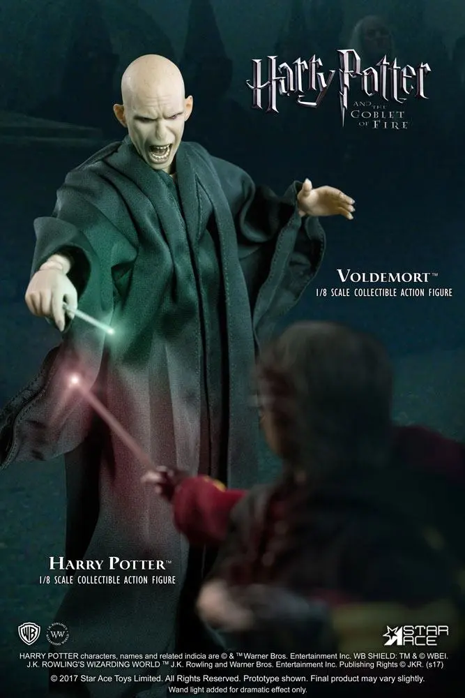 Harry Potter Real Master Series Action Figure 1/8 Lord Voldemort Flash Ver. 23 cm product photo