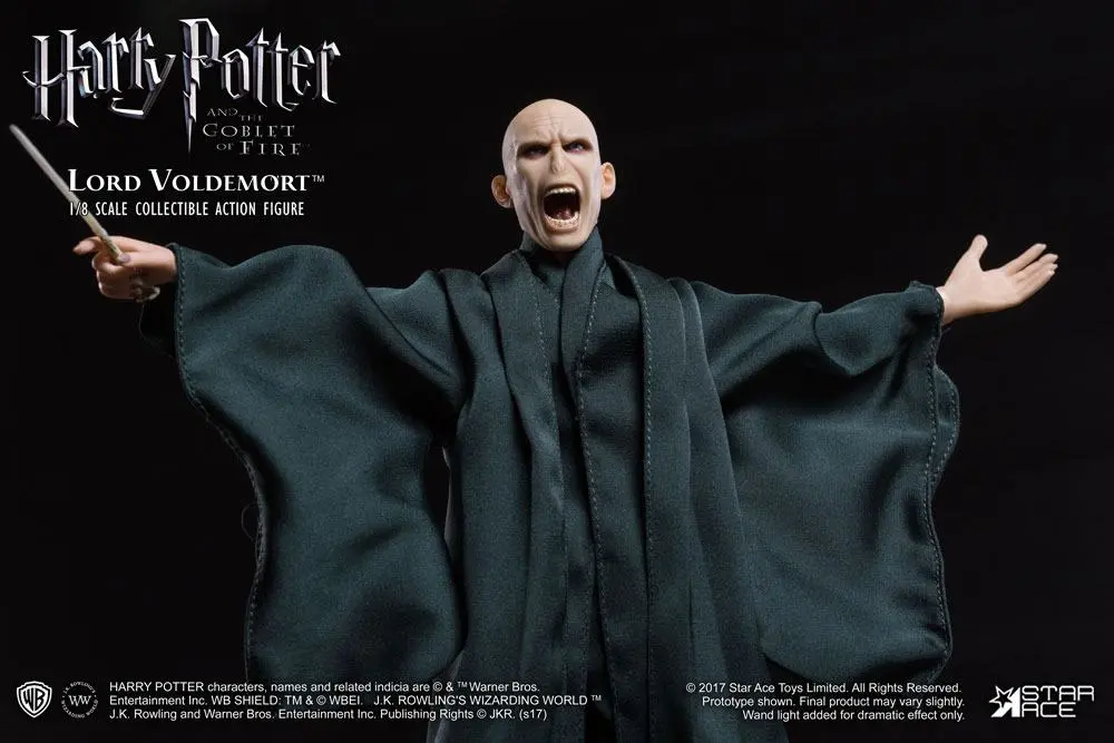 Harry Potter Real Master Series Action Figure 1/8 Lord Voldemort Flash Ver. 23 cm product photo