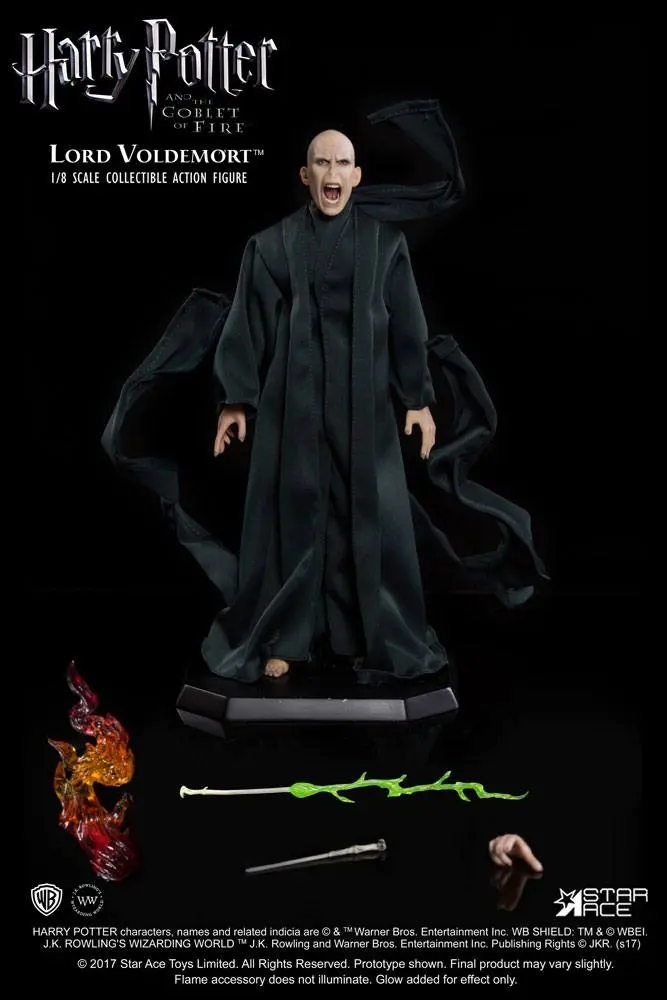 Harry Potter Real Master Series Action Figure 1/8 Lord Voldemort Flash Ver. 23 cm product photo