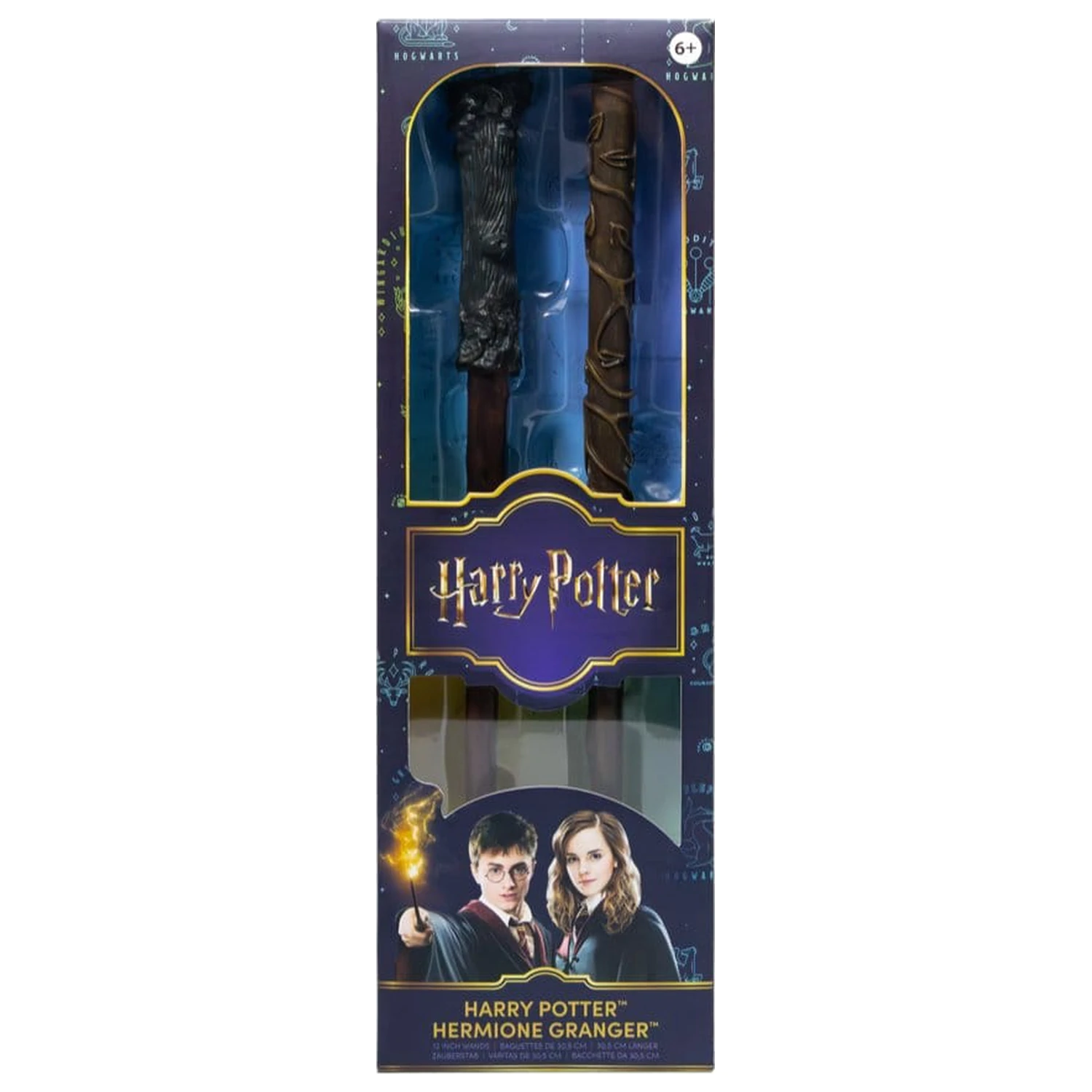 Harry Potter Roleplay Replica Wands 2-Pack Harry Potter & Hermione Granger 31 cm product photo