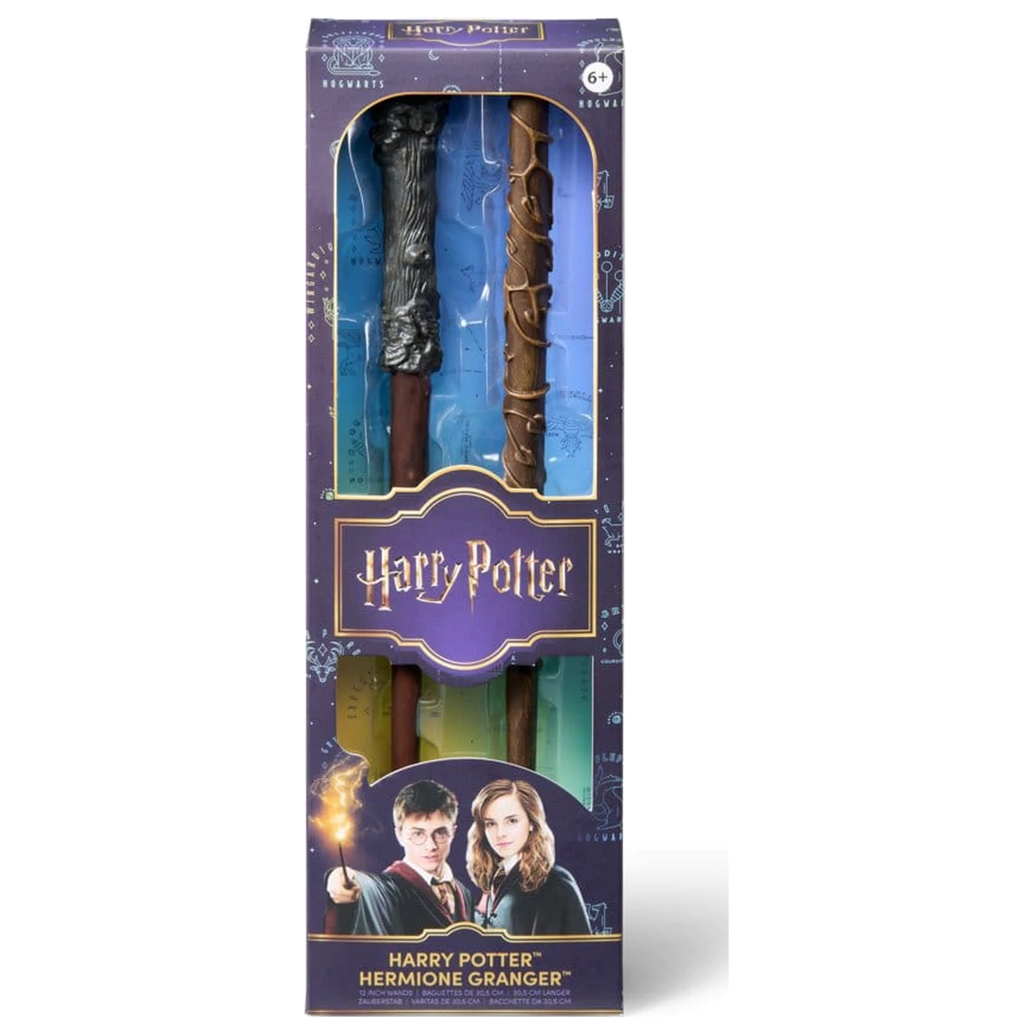 Harry Potter Roleplay Replica Wands 2-Pack Harry Potter & Hermione Granger 31 cm product photo