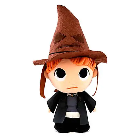 Harry Potter Ron with sorting hat plush toy 15cm product photo