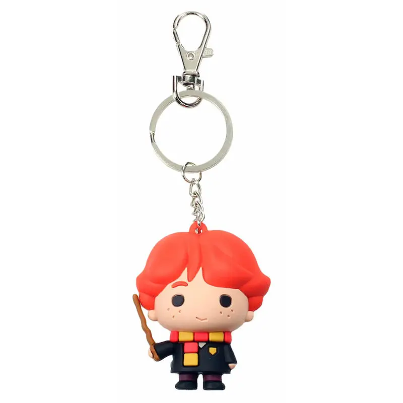 Harry Potter Ron Weasly rubber keychain product photo