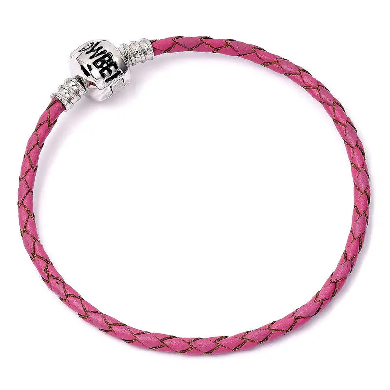 Harry Potter pink leather charm bracelet product photo