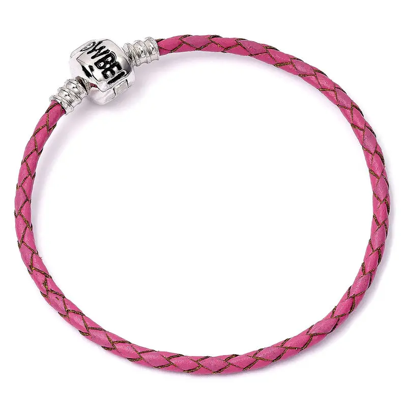 Harry Potter pink leather charm bracelet product photo