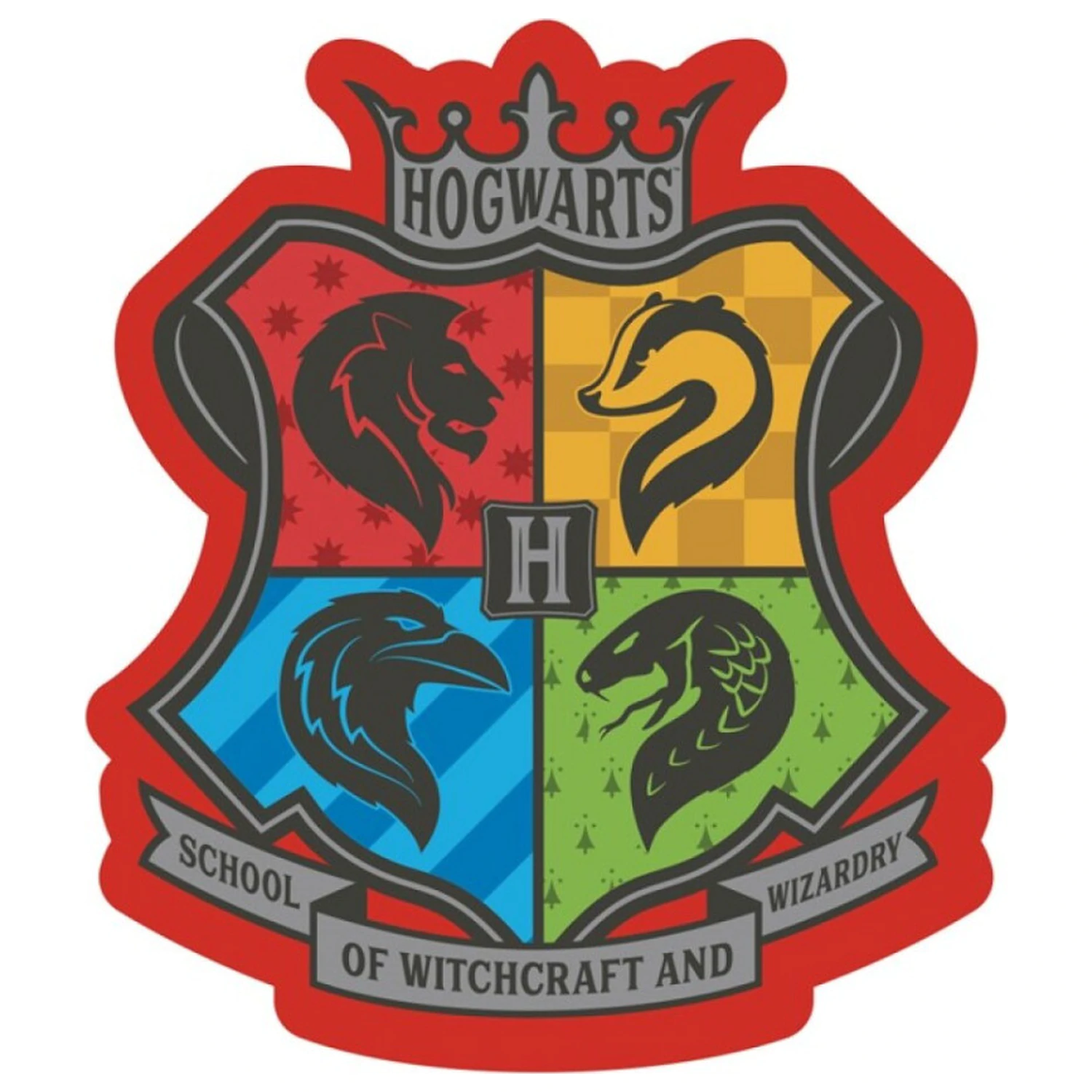 Harry Potter Hogwarts School Shaped Cushion product photo