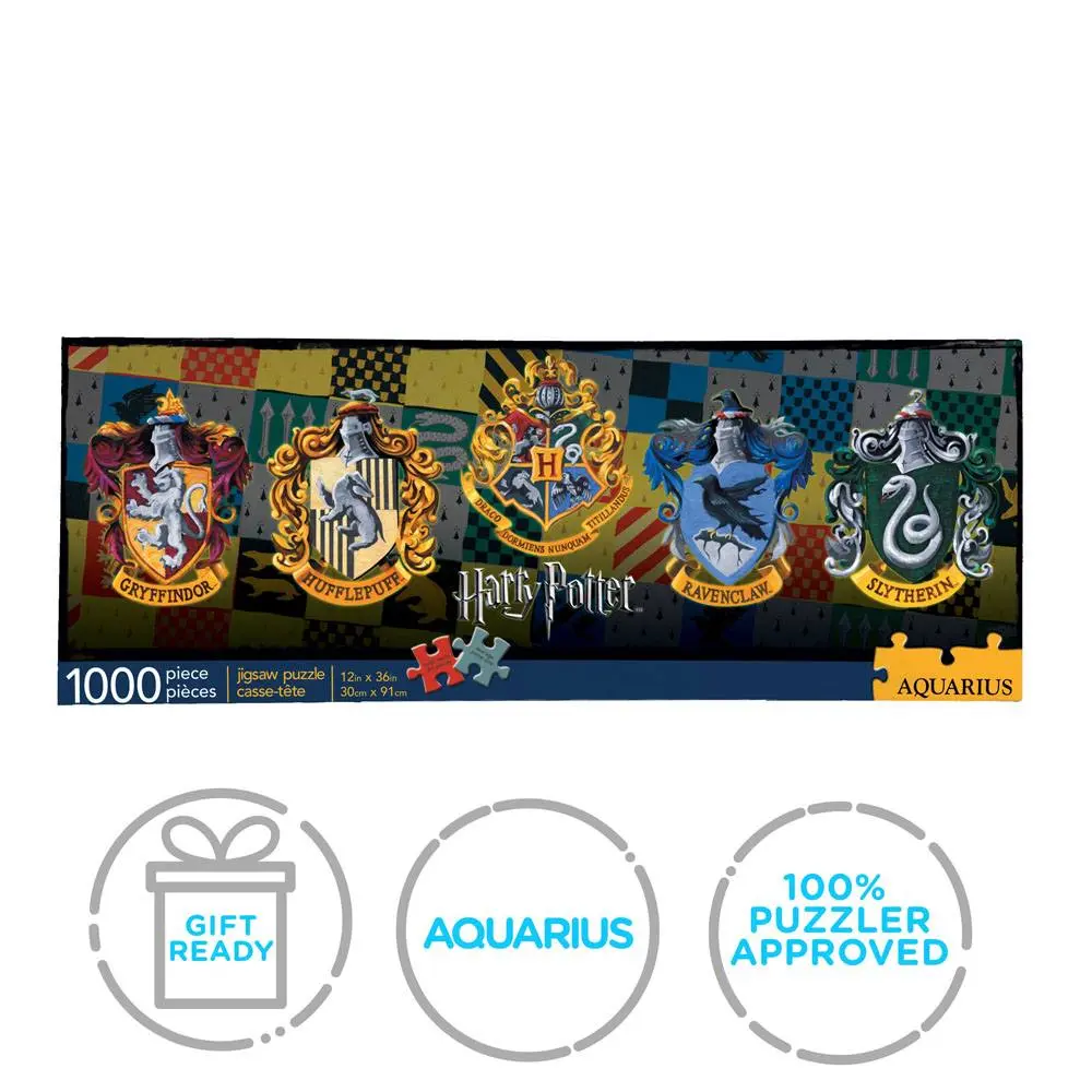 Harry Potter Slim Jigsaw Puzzle Crests (1000 pieces) product photo