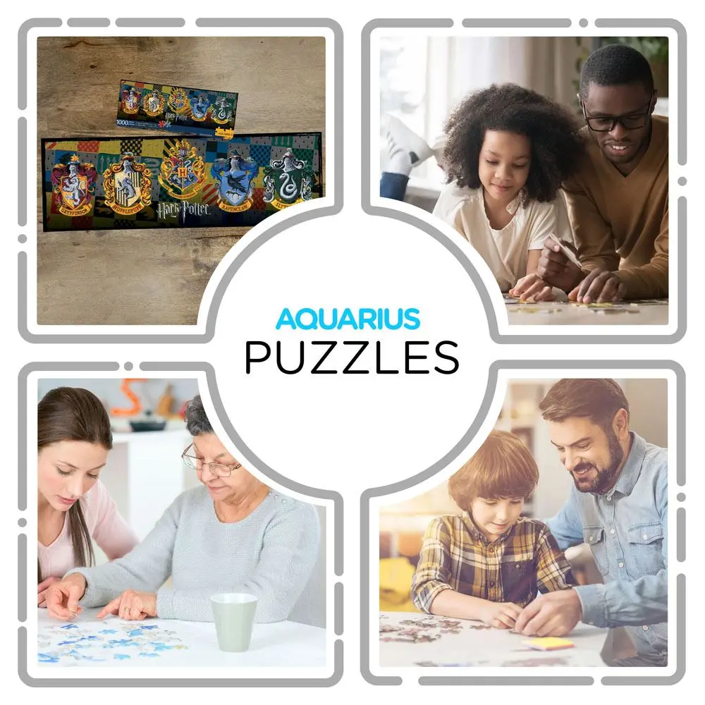 Harry Potter Slim Jigsaw Puzzle Crests (1000 pieces) product photo