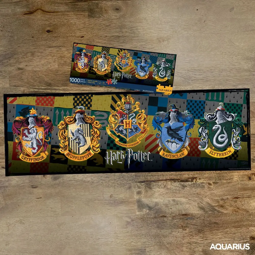 Harry Potter Slim Jigsaw Puzzle Crests (1000 pieces) product photo