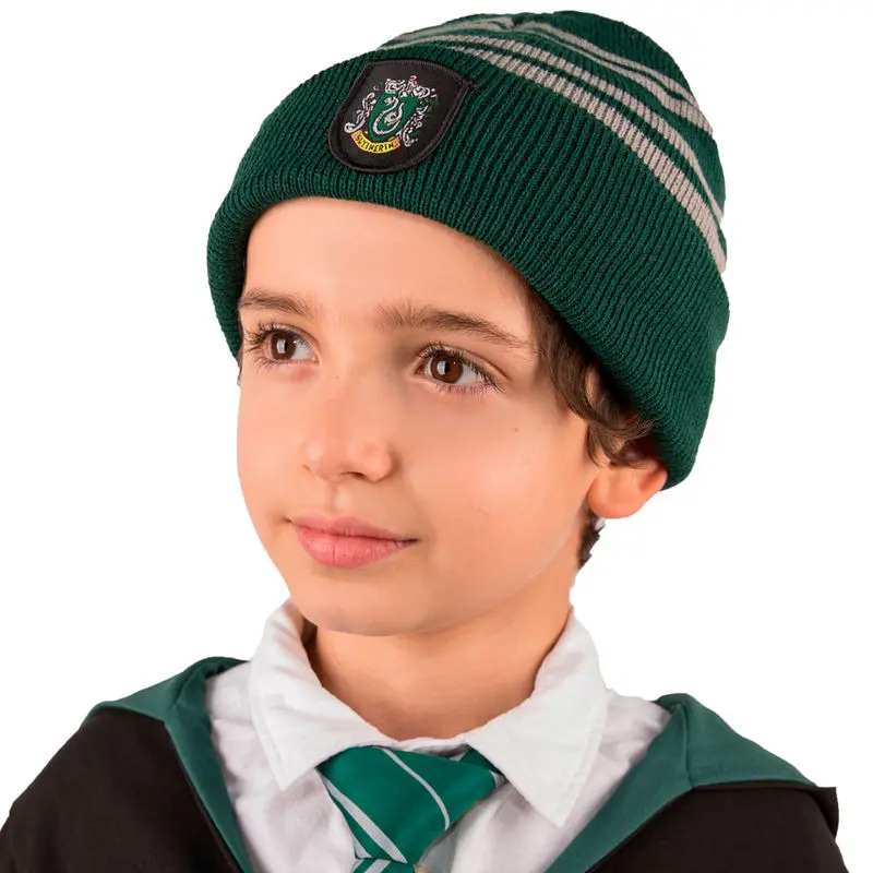 Harry Potter Beanie &amp; Gloves Set for Kids Slytherin product photo