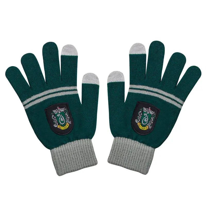 Harry Potter Beanie &amp; Gloves Set for Kids Slytherin product photo