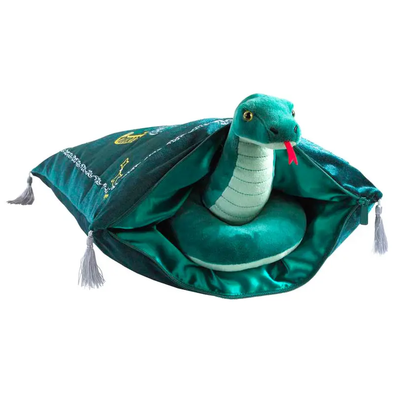 Harry Potter House Mascot Cushion with Plush Figure Slytherin termékfotó