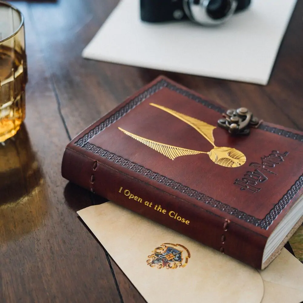 Harry Potter Snitch Leather notebook termékfotó