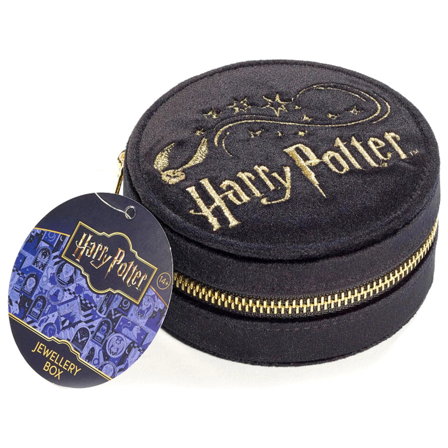 Harry Potter & Snitch velvet jewellery box product photo