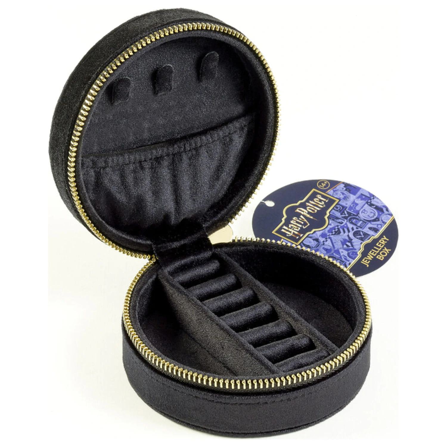 Harry Potter & Snitch velvet jewellery box product photo