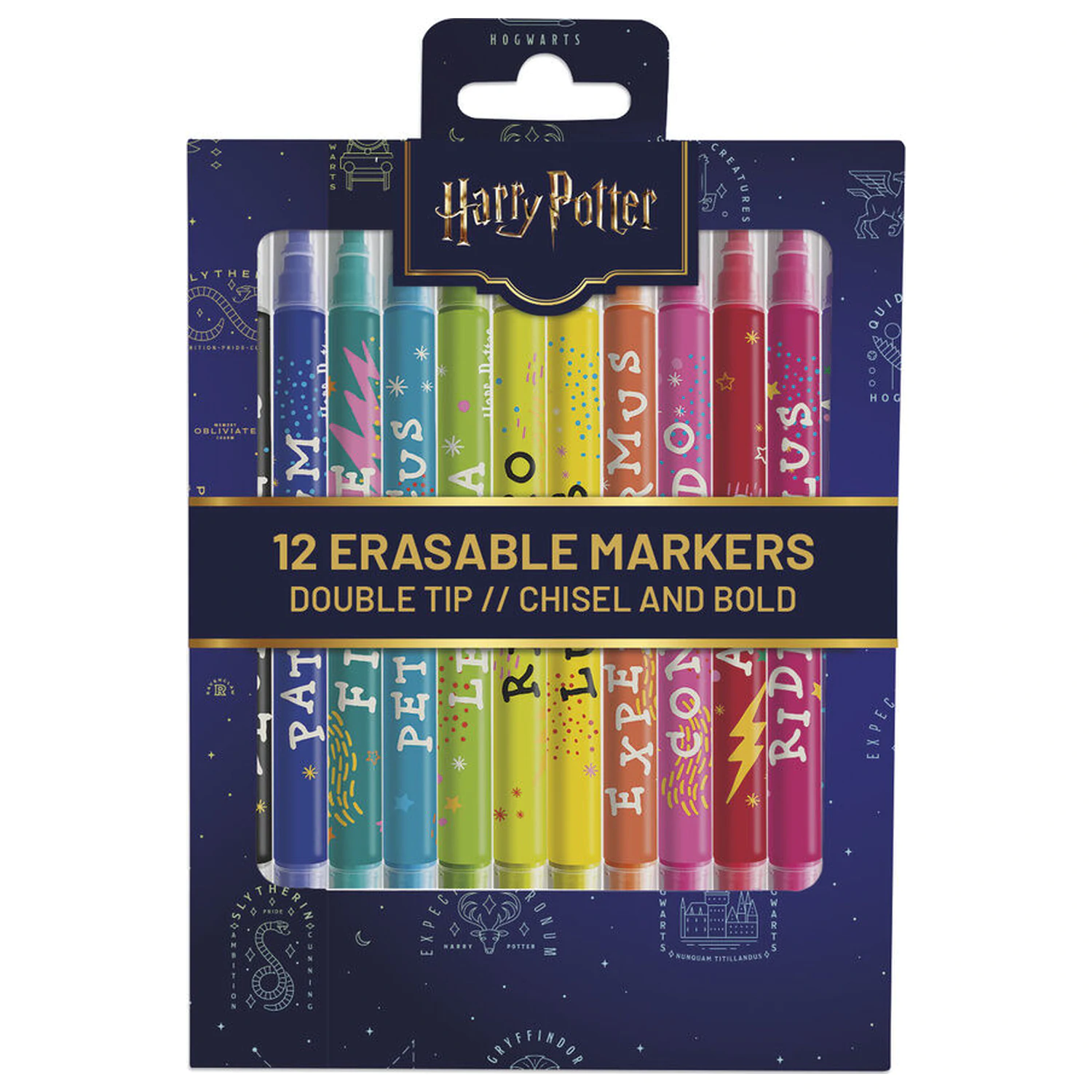 Harry Potter Spells set of 12 erasable makers product photo