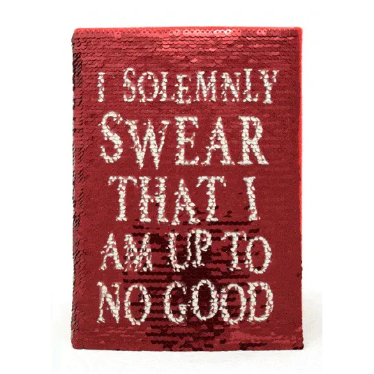 Harry Potter Marauders Map sequins A5 notebook product photo