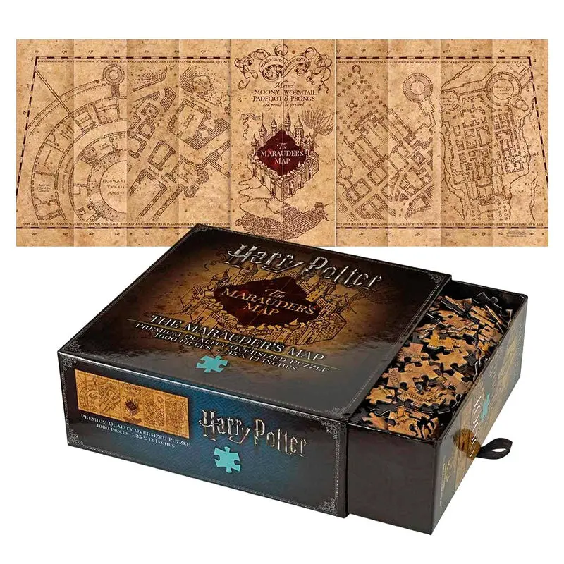 Harry Potter Jigsaw Puzzle The Marauder's Map Cover product photo