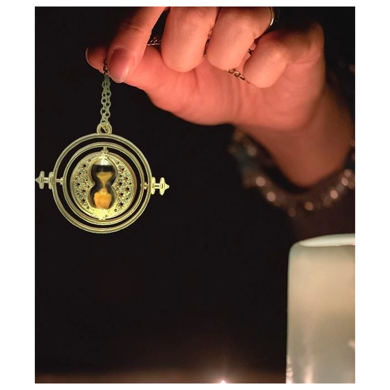 Harry Potter Time Turner Premium 3D Metal Keychain product photo