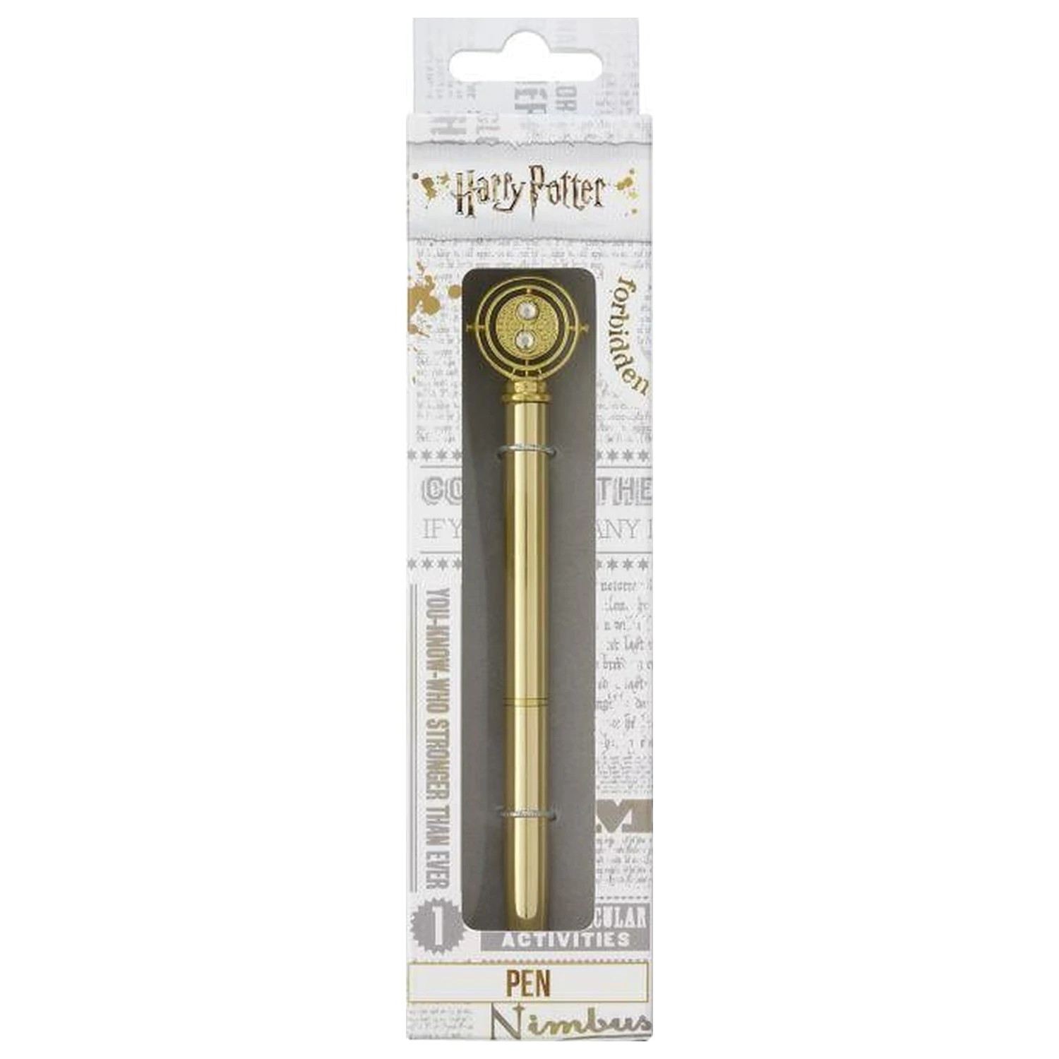 Harry Potter Metallic Pen with 3D Charm Time Turner product photo