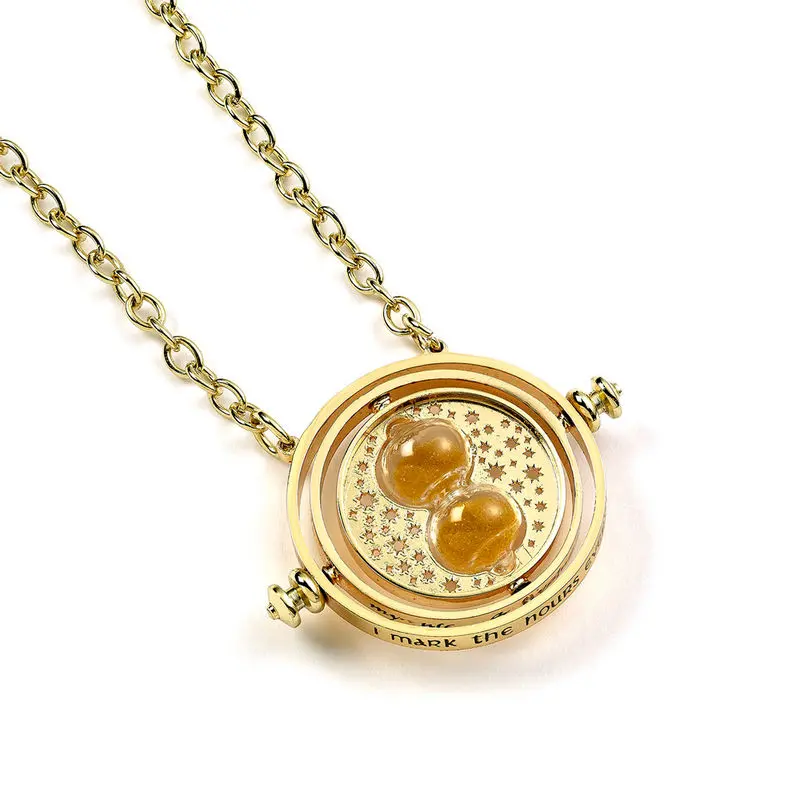 Harry Potter Pendant & Necklace Spinning Time Turner (gold plated) termékfotó
