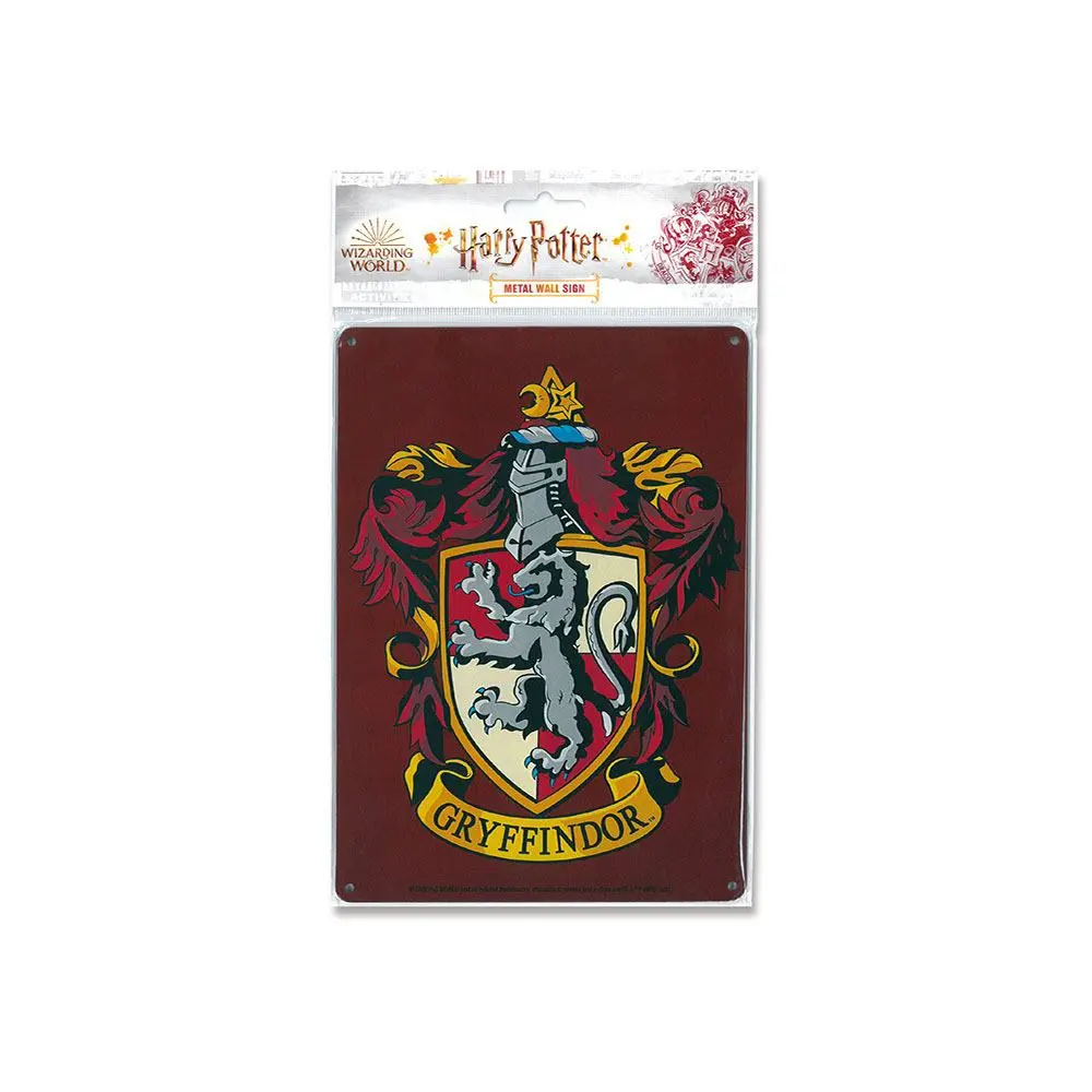 Harry Potter Tin Sign Gryffindor 15 x 21 cm termékfotó