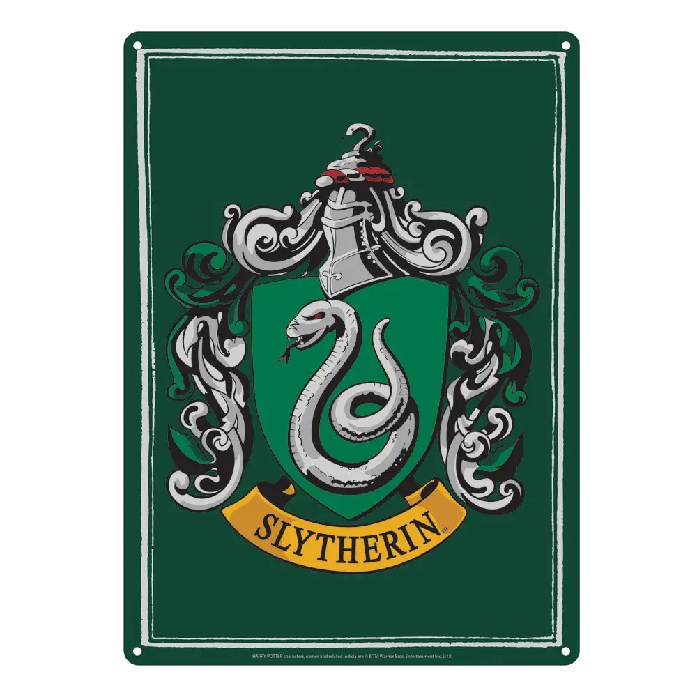 Harry Potter Tin Sign Slytherin 21 x 15 cm product photo