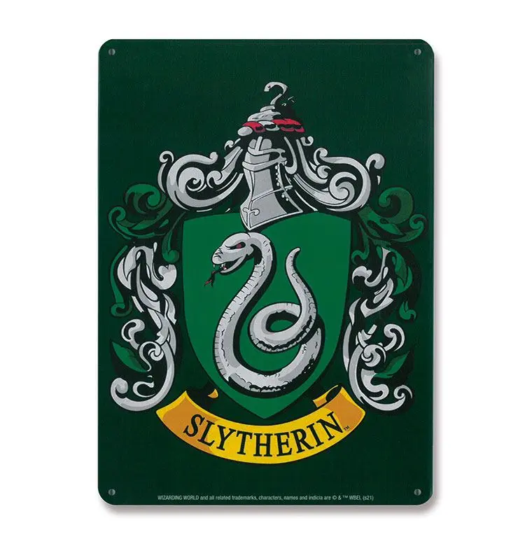 Harry Potter Tin Sign Slytherin 15 x 21 cm product photo