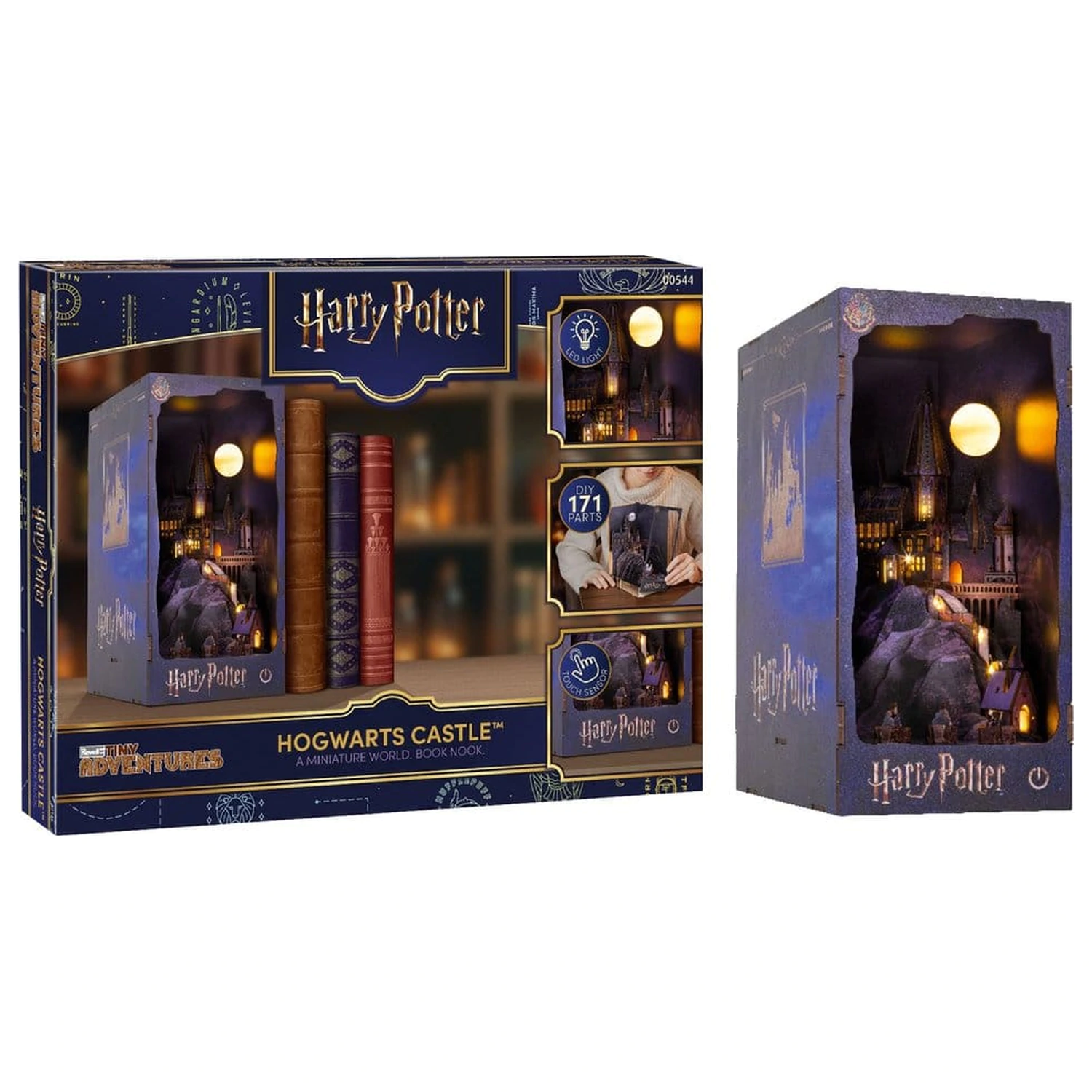 Harry Potter Tiny Adventures Book Nook Mini Diorama Hogwarts Castle 18 cm product photo
