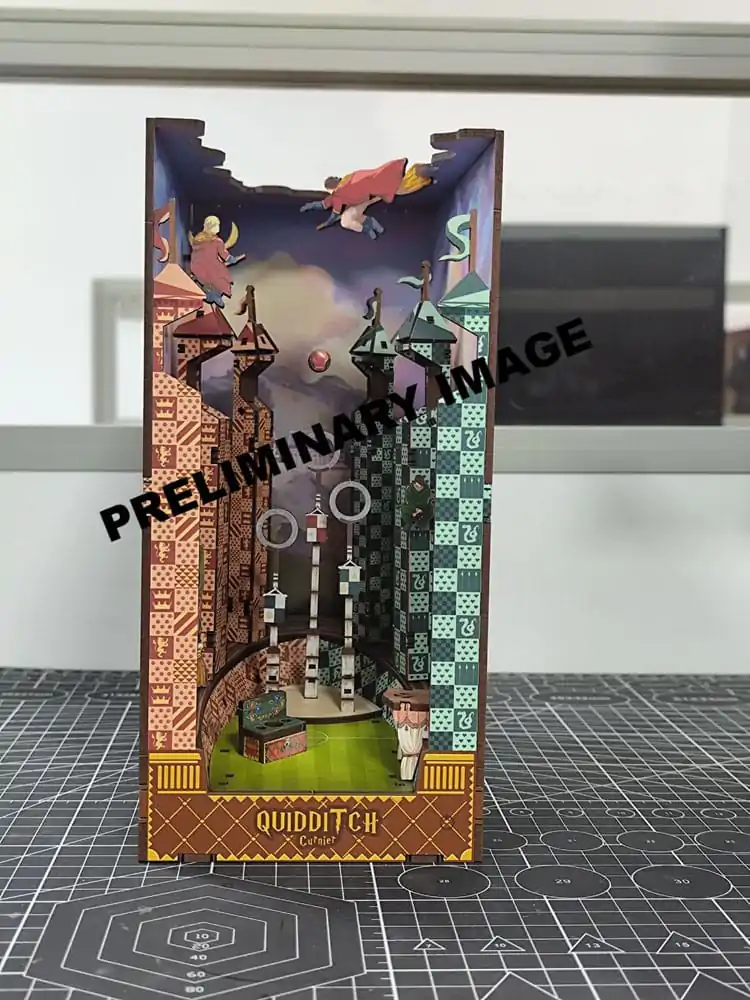 Harry Potter Tiny Adventures Book Nook Mini Diorama Quidditch Pitch 23 cm termékfotó