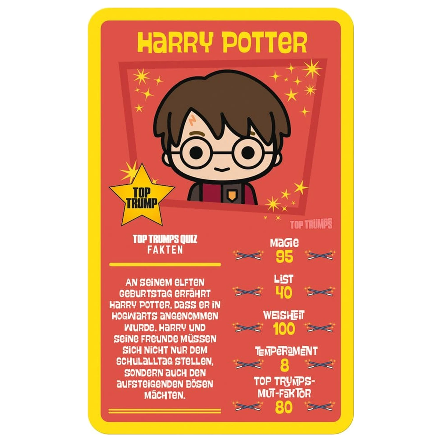 Harry Potter Card Game Top Trumps Chibi Style *German Version* product photo