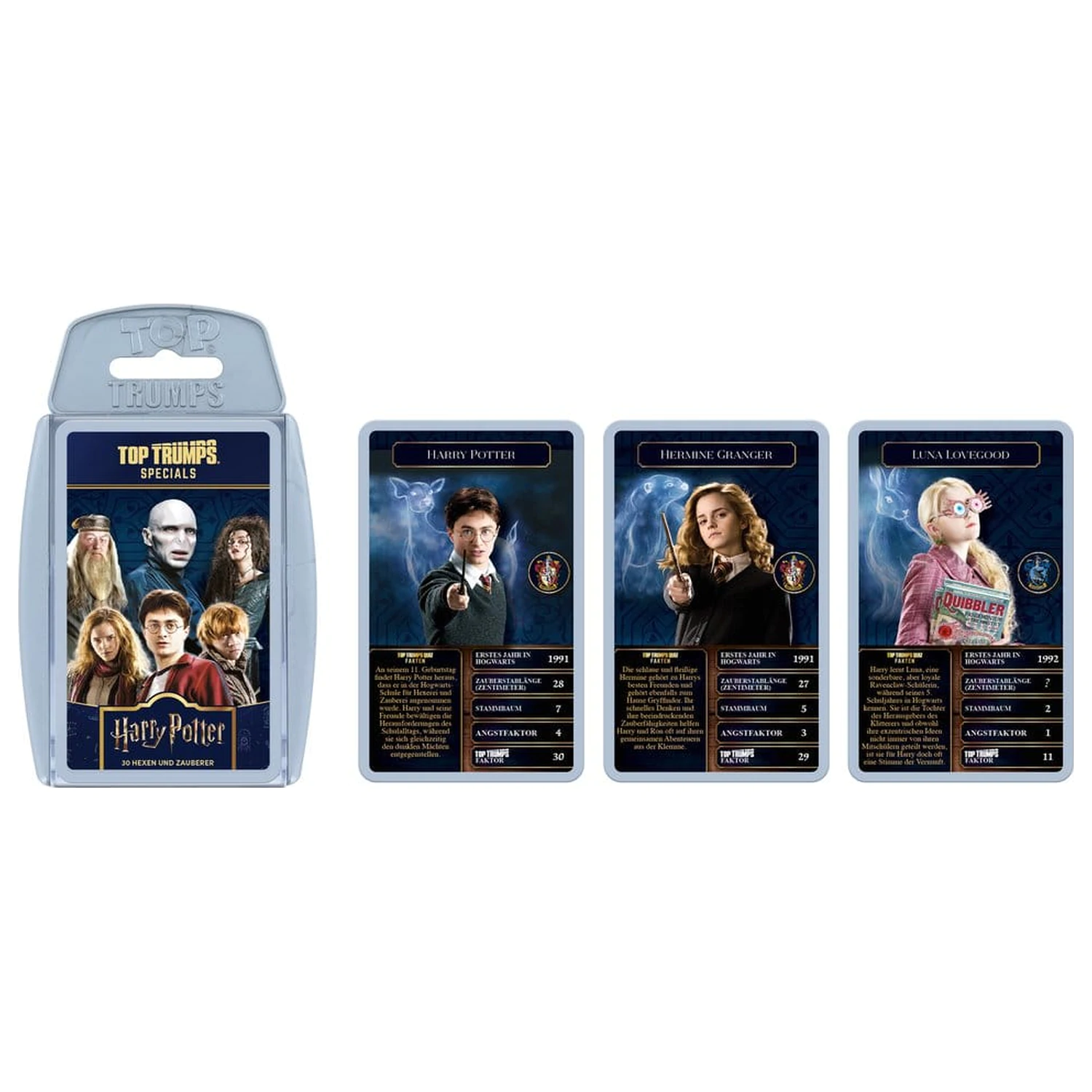 Harry Potter Card Game Top Trumps Witches and Wizards New Version *German Version* product photo