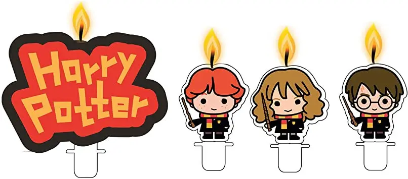 Harry Potter Cake Candle, Candle Set of 4 Pieces product photo