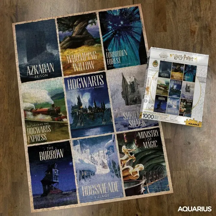 Harry Potter Jigsaw Puzzle Travel Posters (1000 pieces) product photo