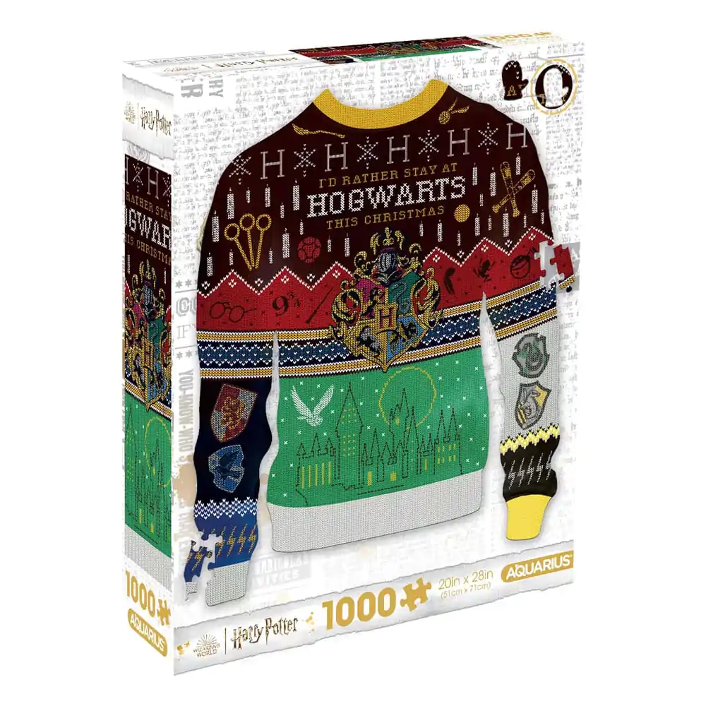 Harry Potter Jigsaw Puzzle Ugly Christmas Sweater Hogwarts (1000 pieces) product photo