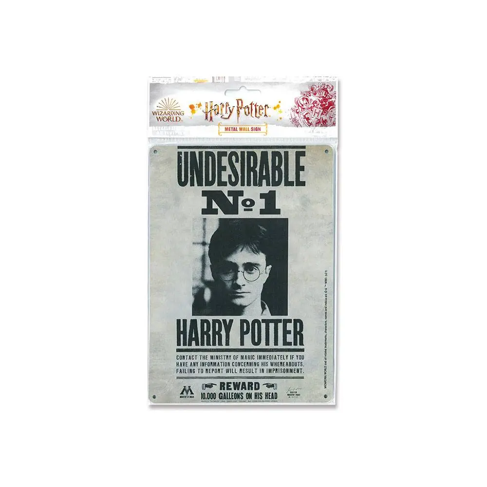 Harry Potter Tin Sign Undesirable No. 1 15 x 21 cm product photo