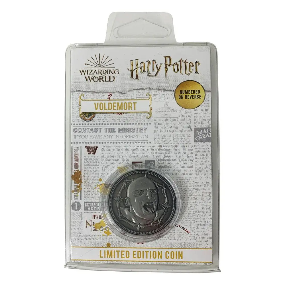 Harry Potter Collectable Coin Voldemort Limited Edition product photo
