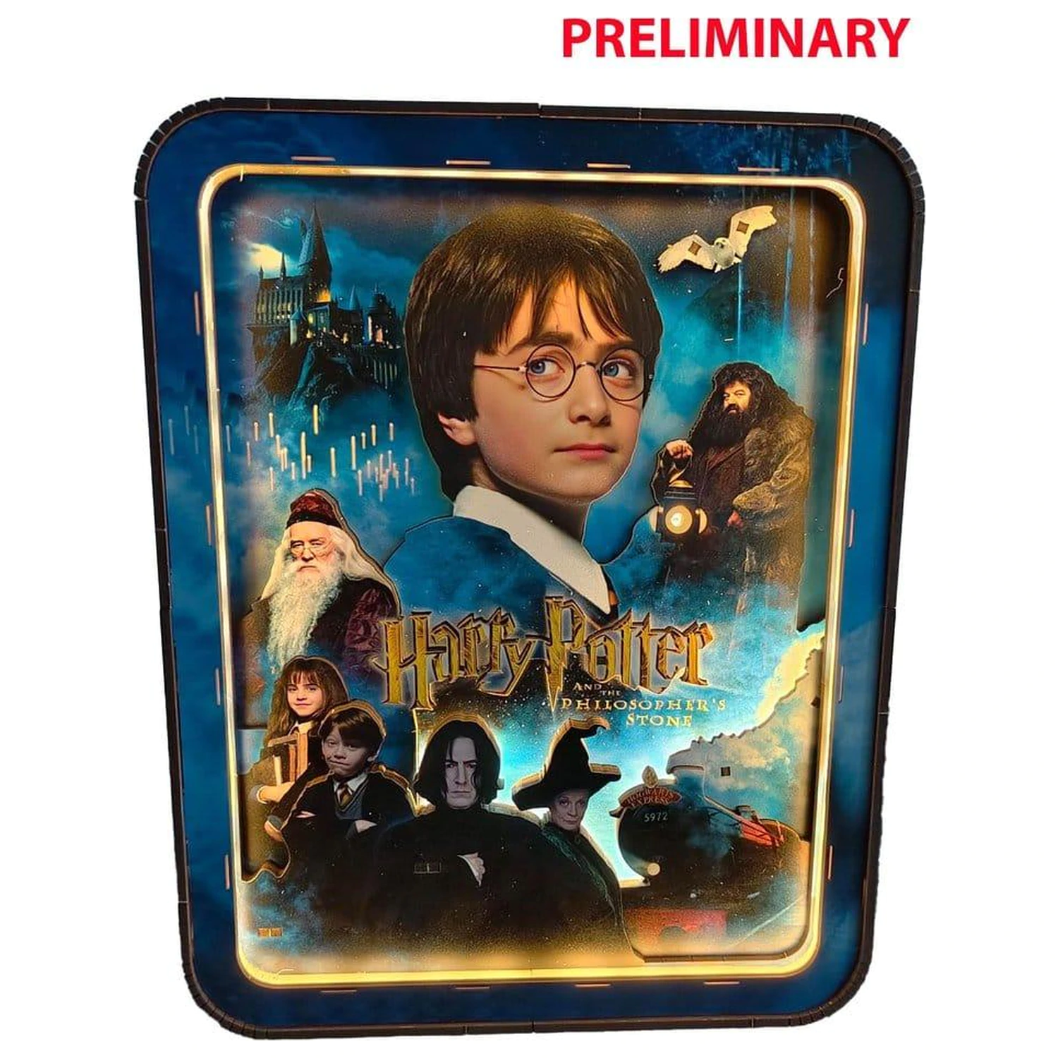 Harry Potter Wall Frame The Philosopher's Stone xxpc + LED Light product photo