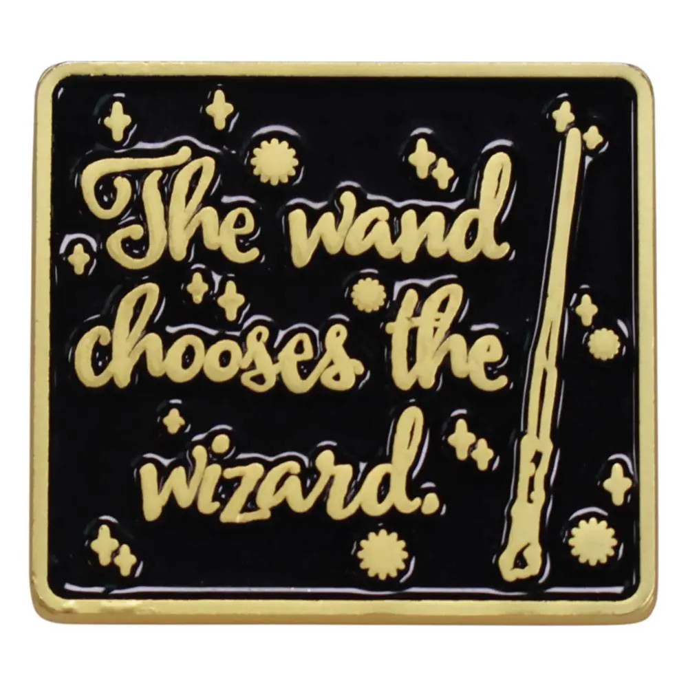 Harry Potter Pin Badge Wand chooses the Wizard product photo