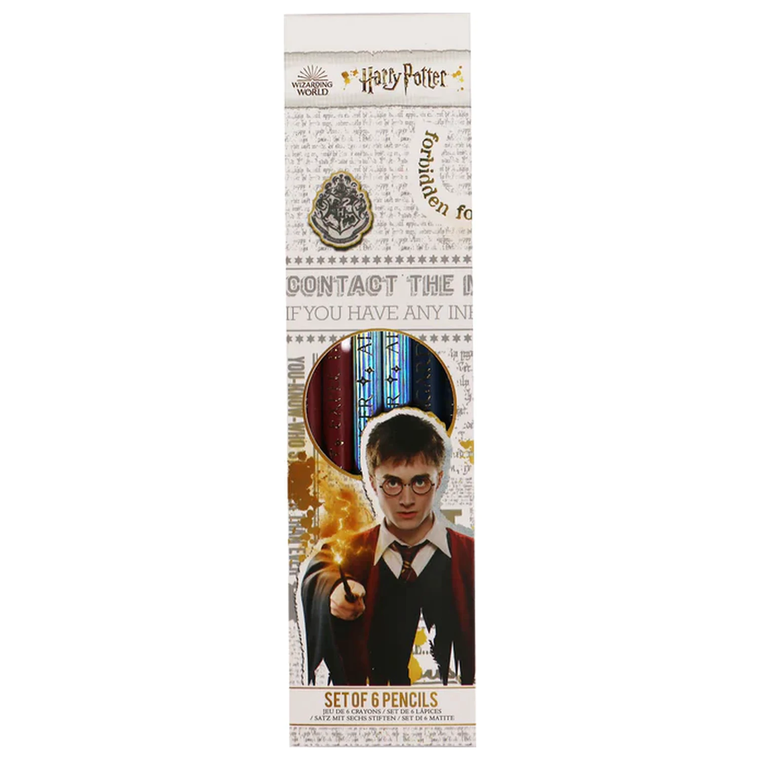 Harry Potter Wands 6 Pencils Set product photo