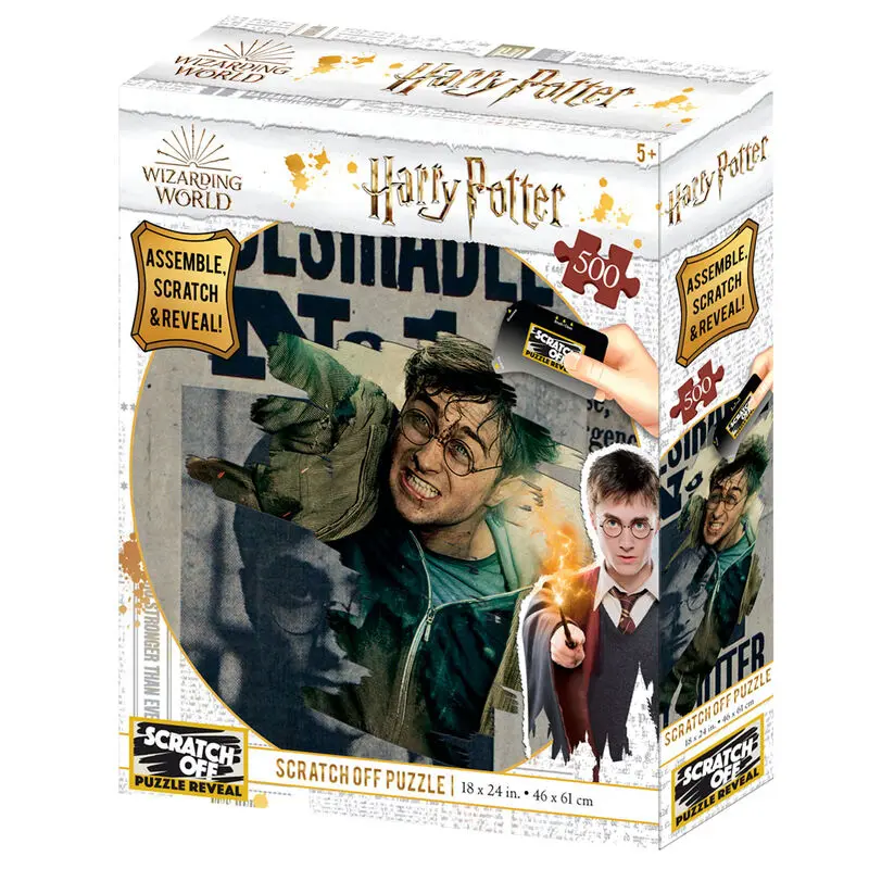 Harry Potter Wanted Cratch Off puzzle 500pcs product photo