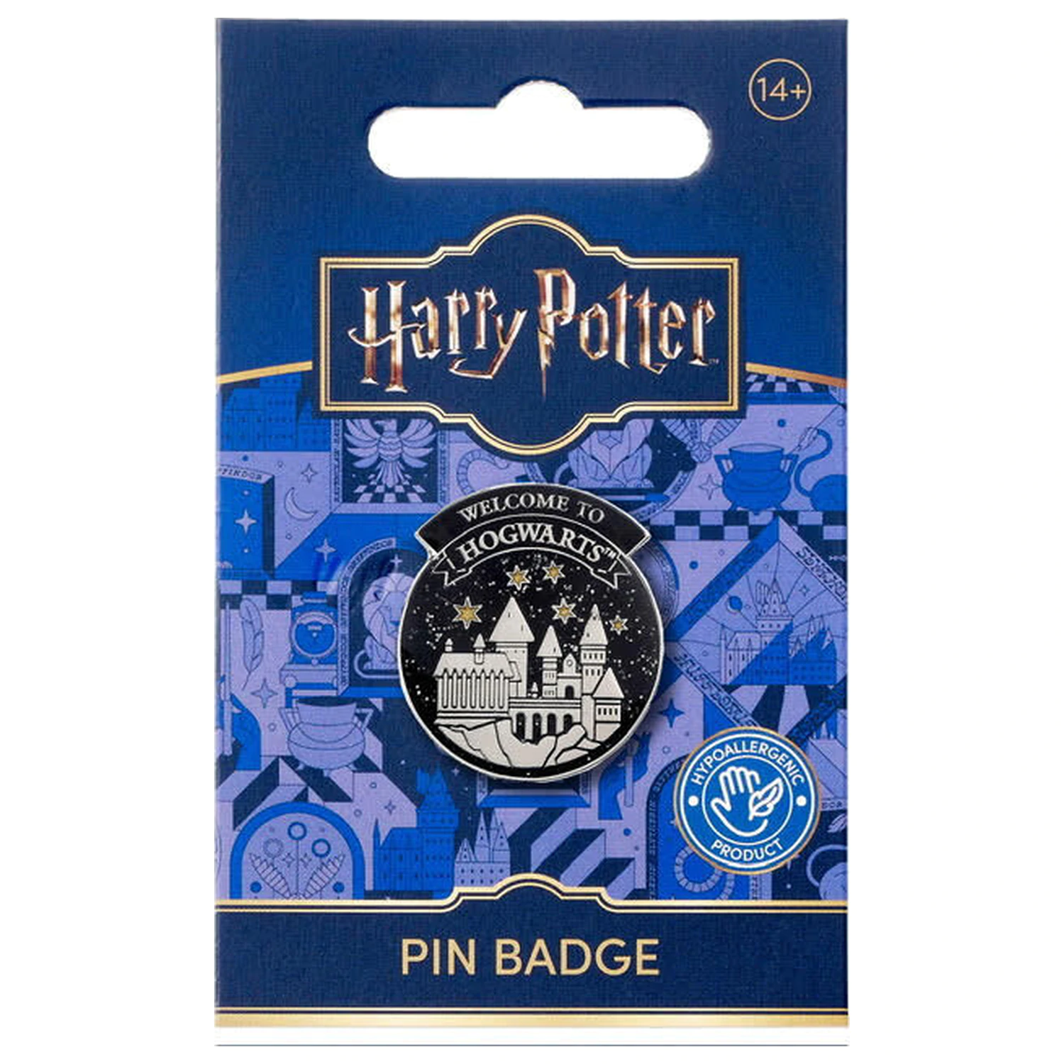 Harry Potter Welcome to Hogwarts pin badge product photo