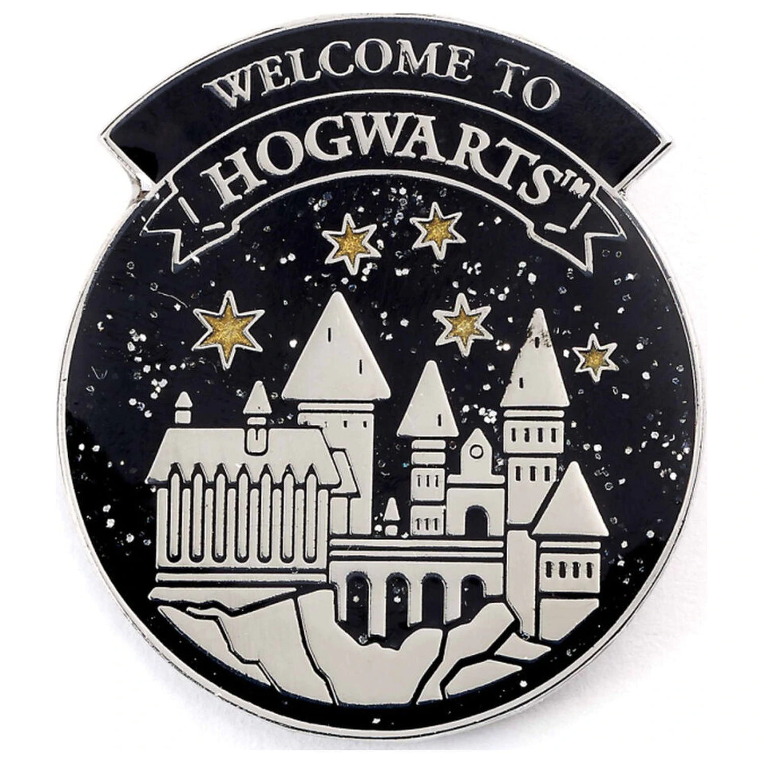 Harry Potter Welcome to Hogwarts pin badge product photo