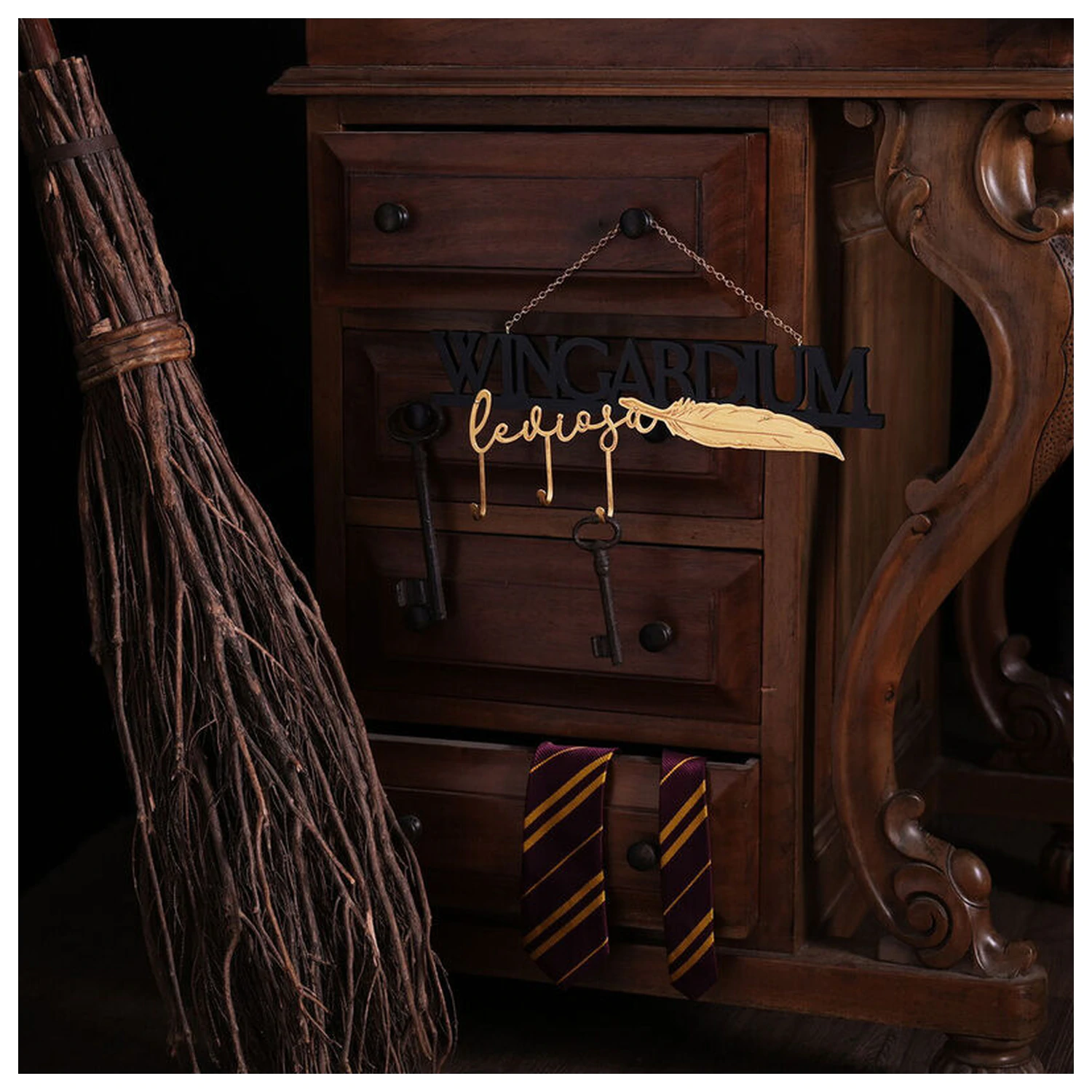 Harry Potter Wingardium wooden sign product photo