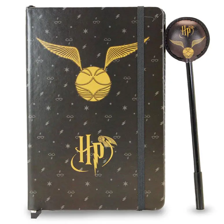 Harry Potter Notebook with Pen Gift Set Golden Snitch termékfotó