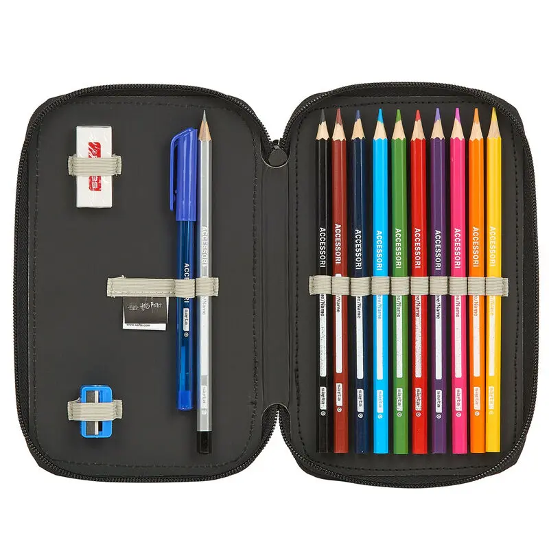 Harry Potter Wizard double pencil case 28pzs product photo