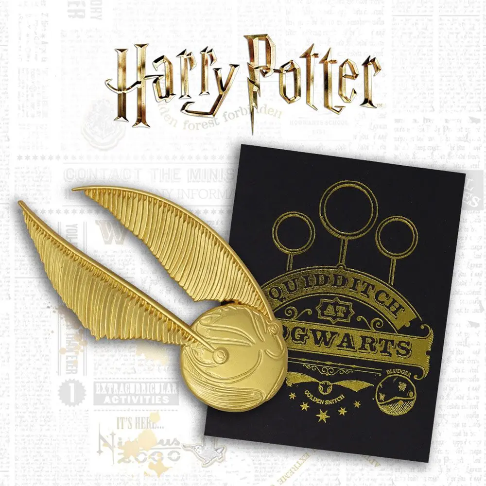 Harry Potter XL Premium Pin Badge Oversized Snitch (gold plated) product photo