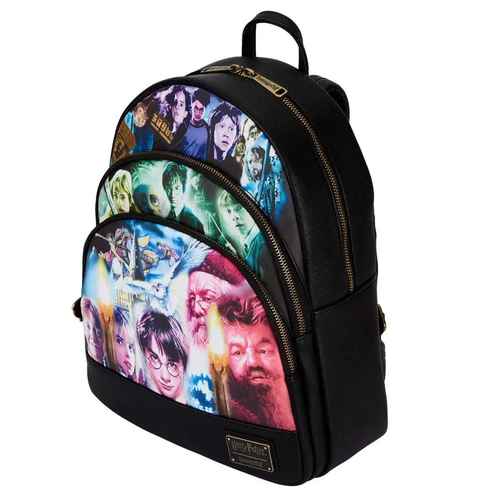 Harry Potter by Loungefly Backpack Trilogy Triple Pocket termékfotó