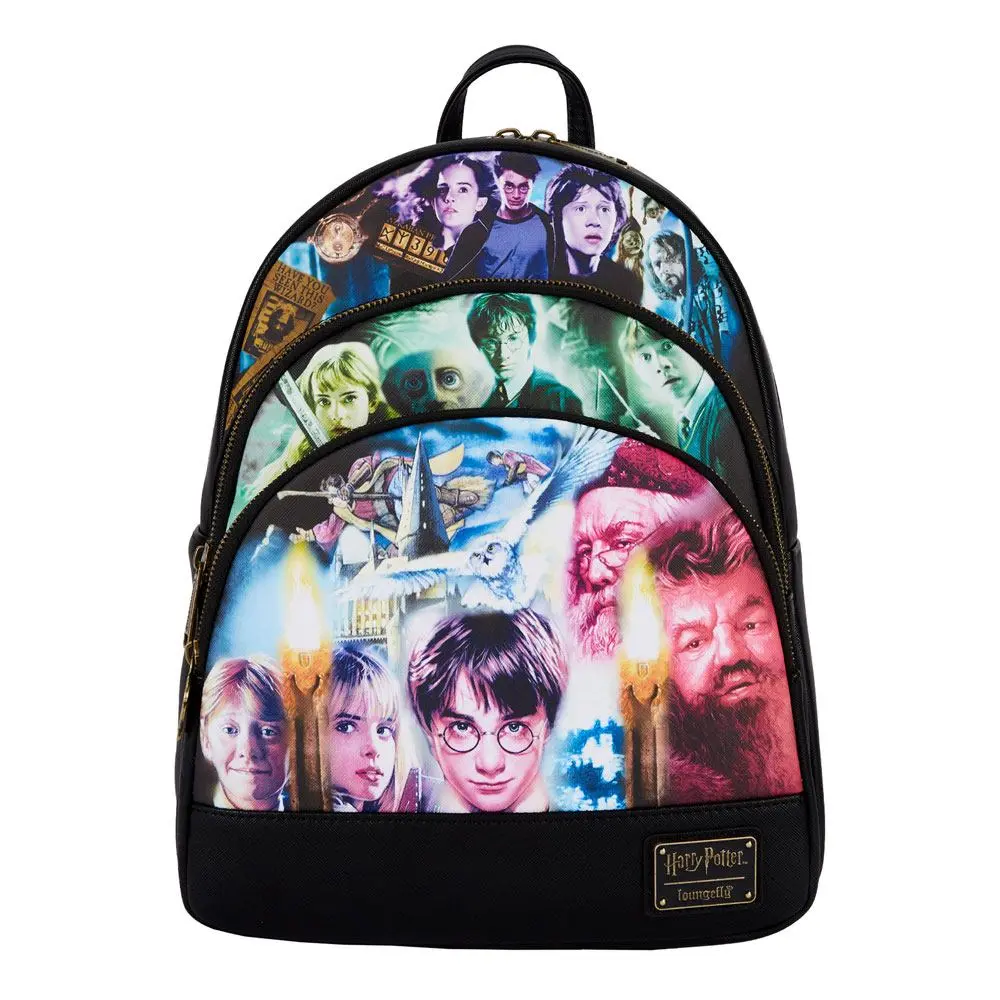 Harry Potter by Loungefly Backpack Trilogy Triple Pocket termékfotó