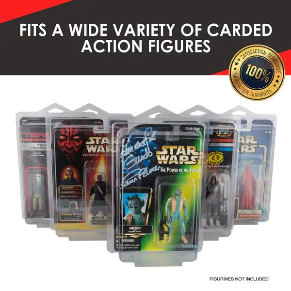 Star Wars & GI Joe 3.75” Carded Figures Pack 25 protectors product photo